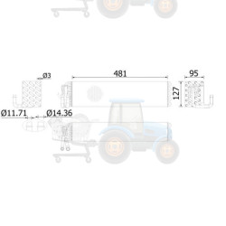 Evaporator,aer conditionat MAHLE - AE 192 000S