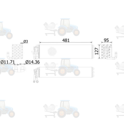 Evaporator,aer conditionat MAHLE - AE 192 000S