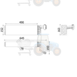 Evaporator,aer conditionat MAHLE - AE 199 000P