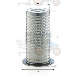 Filtru, aer comprimat MANN-FILTER - LE 22 007 X