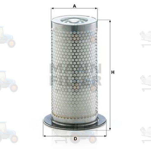 Filtru, aer comprimat MANN-FILTER - LE 22 007 X