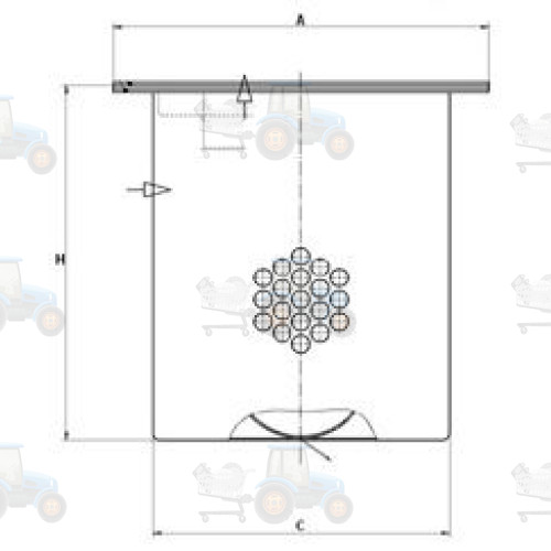 Filtru, aer comprimat MANN-FILTER - LE 29 001 X