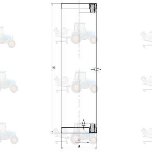 Filtru, aer comprimat MANN-FILTER - LE 4023