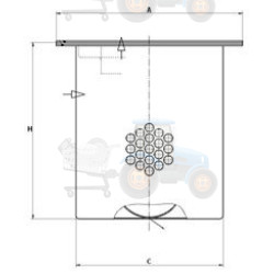 Filtru, aer comprimat MANN-FILTER - LE 47 001 X