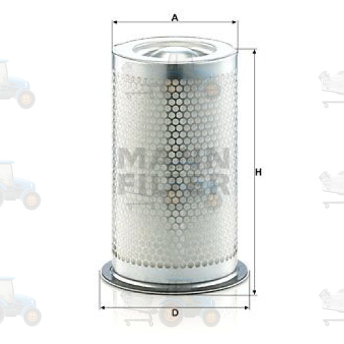 Filtru, aer comprimat MANN-FILTER - LE 61 002 X