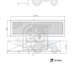 Filtru, aer habitaclu FEBI - 181443