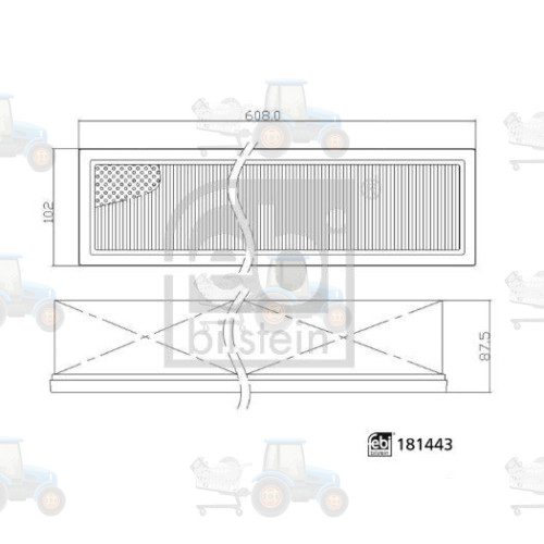 Filtru, aer habitaclu FEBI - 181443