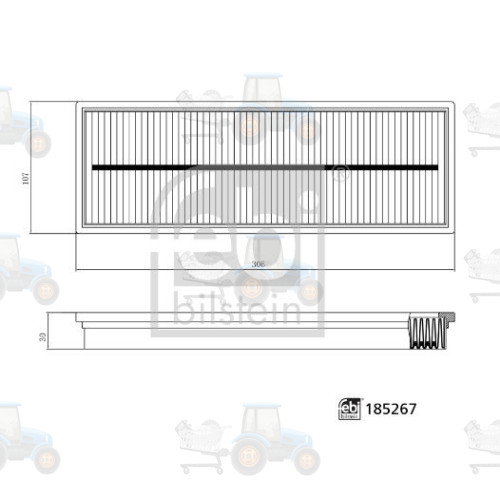 Filtru, aer habitaclu FEBI - 185267