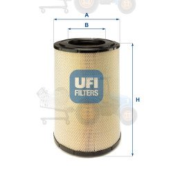 Filtru aer UFI - 27.566.00