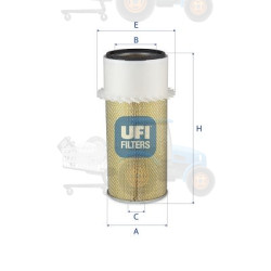 Filtru aer UFI - 27.C39.00