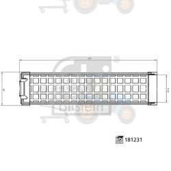 Filtru aer FEBI - 181231