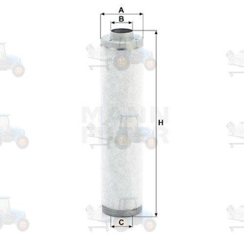 Filtru, aerisire bloc motor MANN-FILTER - LE 12 002