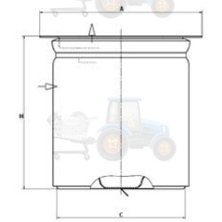 Filtru, aerisire bloc motor MANN-FILTER - LE 17 006