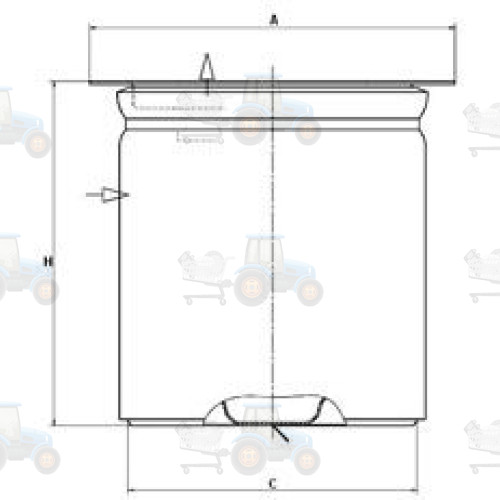 Filtru, aerisire bloc motor MANN-FILTER - LE 17 006