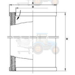 Filtru, aerisire bloc motor MANN-FILTER - LE 3012