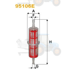 Filtru combustibil WIX FILTERS - 95106EWIX