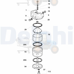 Filtru combustibil DELPHI - 5836B120