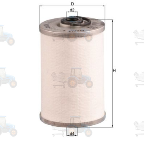 Filtru combustibil MAHLE - KX 43