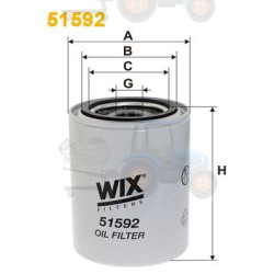 Filtru de ulei sportiv WIX FILTERS - 51592WIX