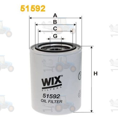 Filtru de ulei sportiv WIX FILTERS - 51592WIX