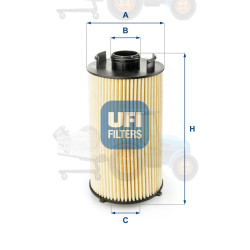 Filtru ulei UFI - 25.051.00