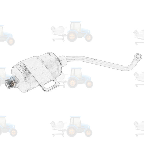 Furtun hidraulic sistem directie OE CNH - 5187053