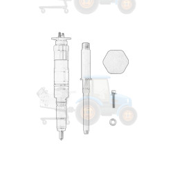 Injector electromagnetic CR OE JOHN DEERE - SE502556