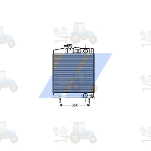 Intercooler, compresor HIGHWAY AUTOMOTIVE - 10133001