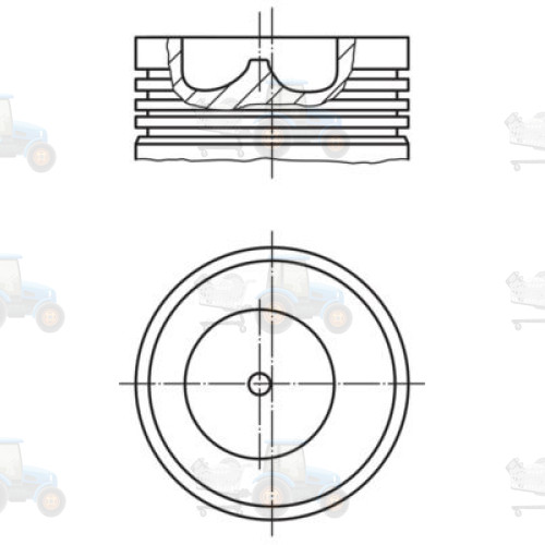 Piston MAHLE - 007 85 00