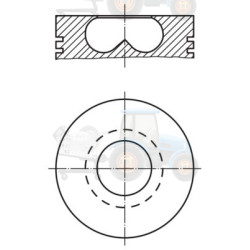 Piston MAHLE - 0079400