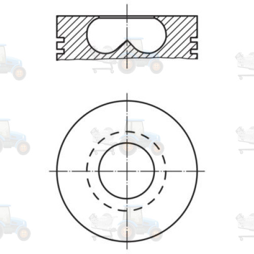 Piston MAHLE - 0079400