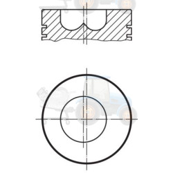 Piston MAHLE - 043 24 00