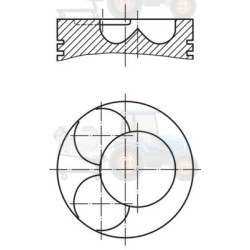 Piston MAHLE - 0437600