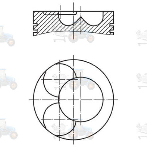 Piston MAHLE - 0437600