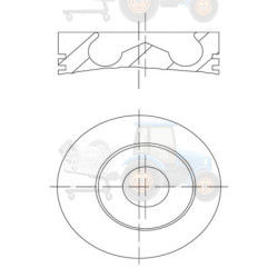 Piston MAHLE - 043 87 00