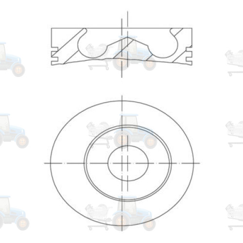 Piston MAHLE - 043 87 00