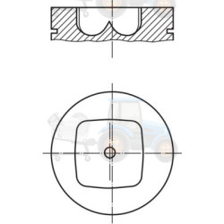 Piston MAHLE - 043 PI 00114 000