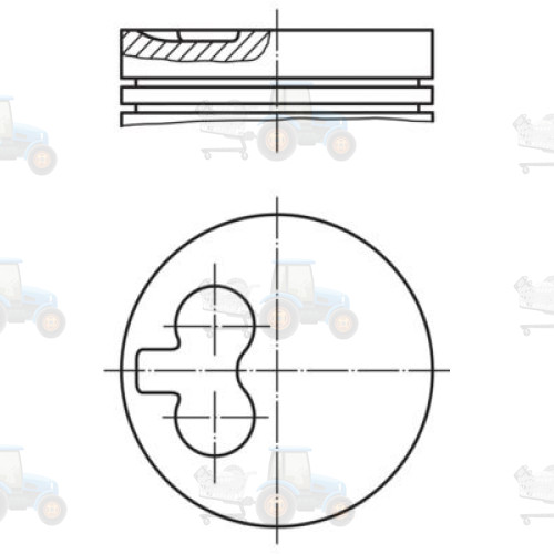 Piston MAHLE - 043 PI 00133 000