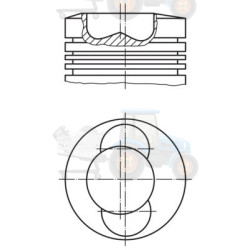 Piston MAHLE - 099 01 00