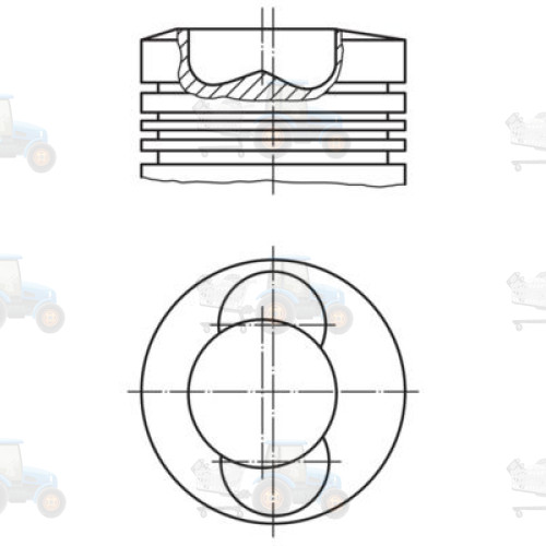 Piston MAHLE - 099 01 00