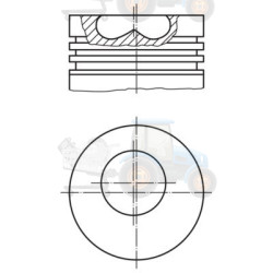 Piston MAHLE - 0999500