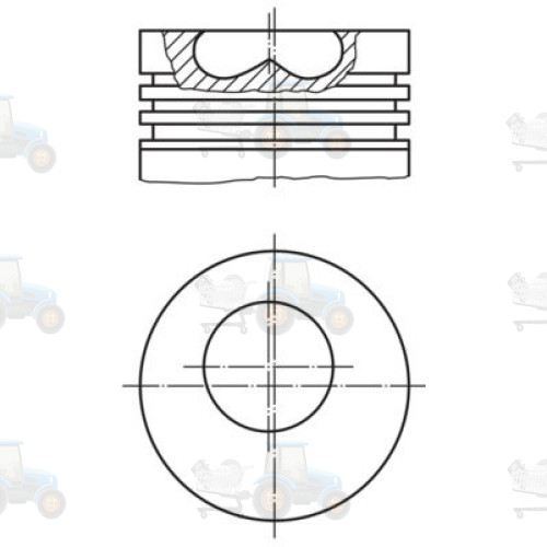 Piston MAHLE - 0999500