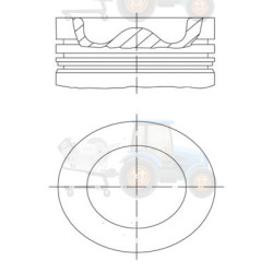 Piston MAHLE - 0999900