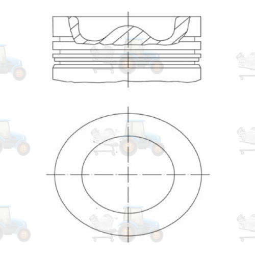 Piston MAHLE - 0999900