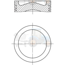 Piston MAHLE - 099 PI 00121 000