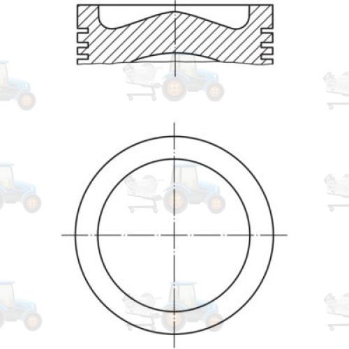 Piston MAHLE - 099 PI 00121 000