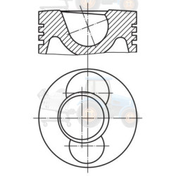 Piston MAHLE - 101 59 00