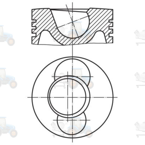 Piston MAHLE - 101 59 00