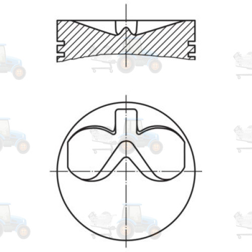 Piston MAHLE - 101 73 00