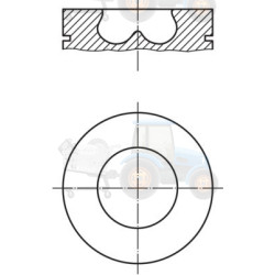 Piston MAHLE - 1019500